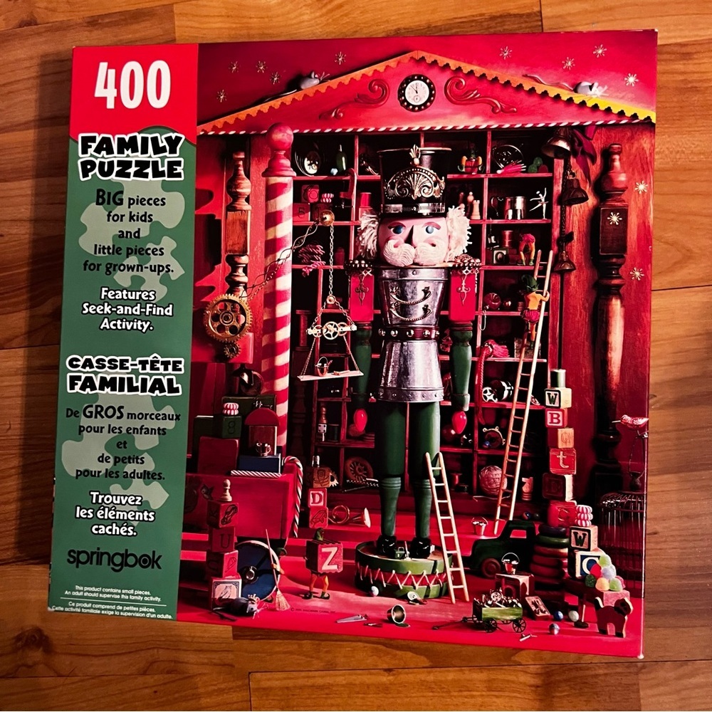 Springbok Nutcracker Seek and Find 400 pc Family Jigsaw Puzzle NIB